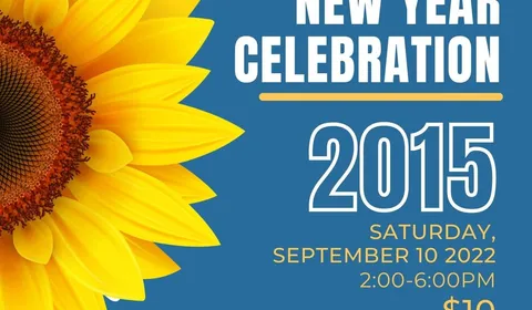 New Year Celebration — Suggested Donation ($10/person)